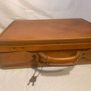Amazing Vintage Hartmann (Hartman) MCM Briefcase Attaché w/ Paisley Lining
